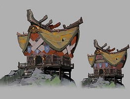 une maison à Cocorico dans Breath of the Wild