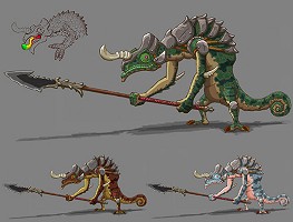 Des lizalfos dans Breath of the Wild