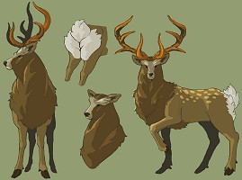 Un cerf dans Breath of the Wild