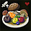 Assiette fruits et champis robusto Breath of the Wild