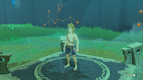 Début des épreuves de l'épée dans Breath of the Wild