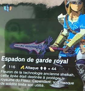 Arme la plus puissante dans BOTW