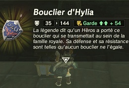 Bouclier le plus résistant dans BOTW