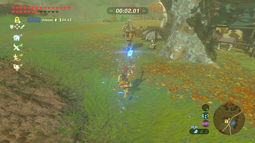 Jeu La flamme bleue dans Breath of the Wild