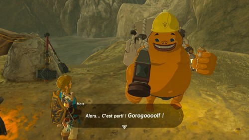 Jeu Gorogolf dans Breath of the Wild