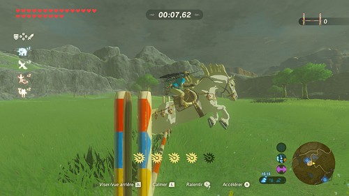 Saut d'obstacles à cheval dans Breath of the Wild