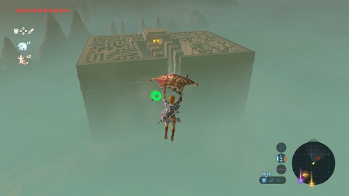 mission sanctuaire L'épreuve de l'île perdue dans Breath of the Wild