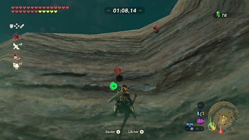 mission sanctuaire La paroi de fer dans Breath of the Wild
