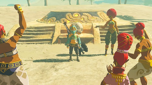 mission sanctuaire La reine de la piste dans Breath of the Wild