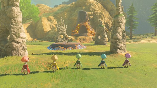 mission sanctuaire Les soeurs de pierre dans Breath of the Wild