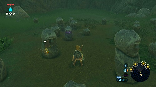 mission sanctuaire La statue maudite dans Breath of the Wild