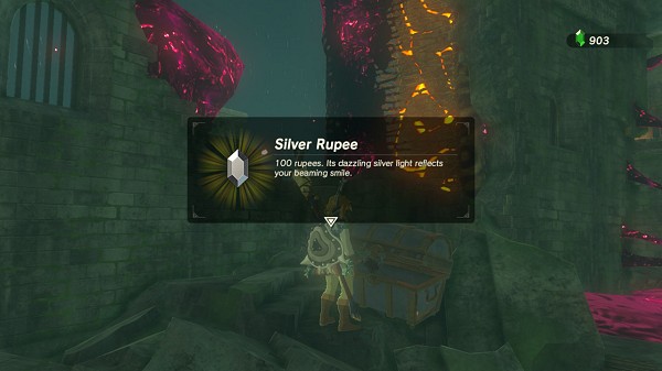 rubis argenté à Akkala Breath of the Wild