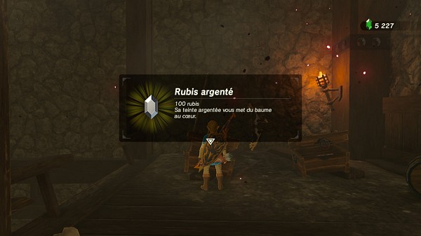 rubis argenté au Château d'Hyrule Breath of the Wild