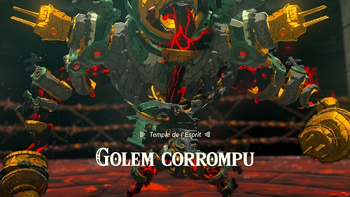 Golem corrompu dans Tears of the Kingdom