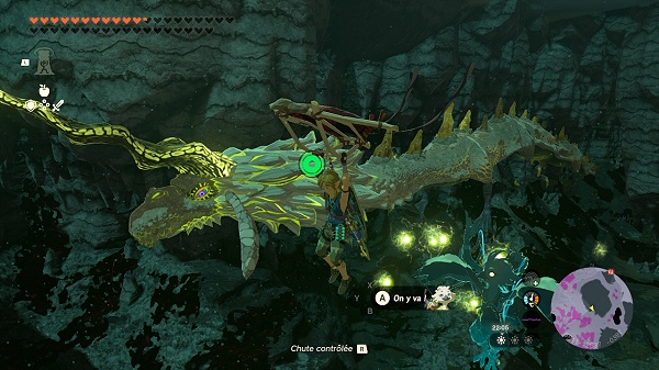 le dragon Rordrac dans Tears of the Kingdom
