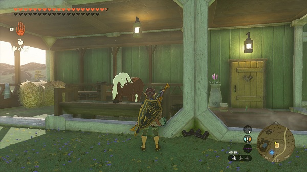 Epona dans la maison de rêve - totk
