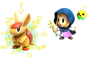 Zelda appelle un ennemi dans Echoes of Wisdom