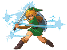 Link attaque circulaire A Link to the Past SuperNes