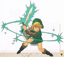 Link attaque circulaire A Link to the Past SuperNes