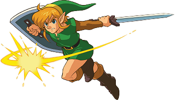 Link attaque A Link to the Past SuperNes