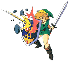 Link bouclier A Link to the Past SuperNes