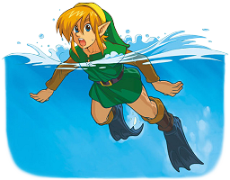 Link nage A Link to the Past SuperNes