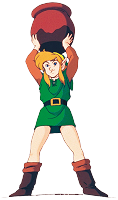 Link porte un pot A Link to the Past SuperNes