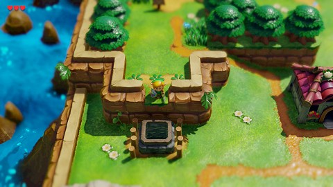 fragment de coeur au Village des Mouettes Link's Awakening