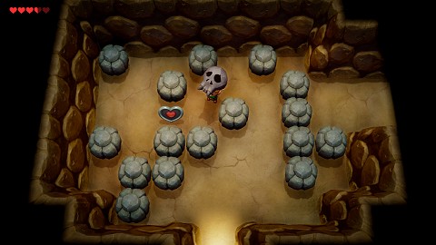 fragment de coeur dans la Forêt Enchantée Link's Awakening