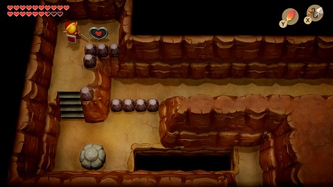 fragment de coeur au Village des Animaux Link's Awakening