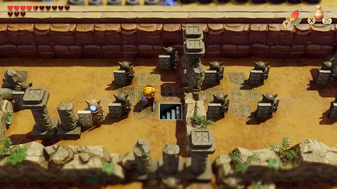 coquillage aux ruines du Temple du Sud Link's Awakening