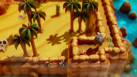 coquillage dans les Dunes de Yarna Link's Awakening