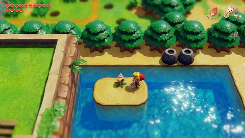 coquillage dans la Prairie Oukoukou Link's Awakening