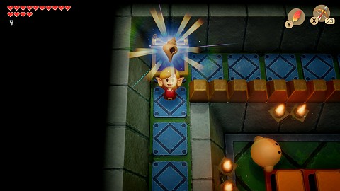 coquillage dans la Tour du Vautour Link's Awakening