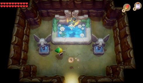 Fontaine des fées dans Link's Awakening