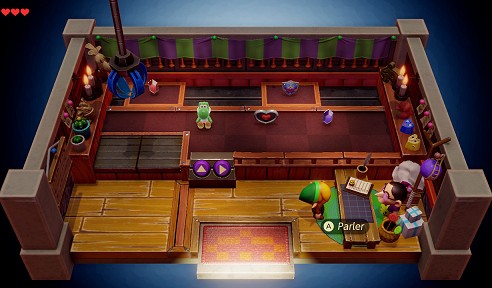 Jeu dans le Vent dans Link's Awakening