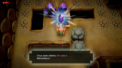 rubis dans la Forêt Enchantée Link's Awakening
