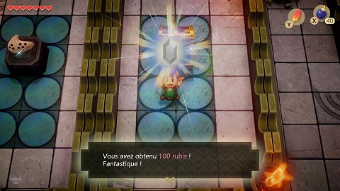 rubis argenté au Gîte des Rêves Link's Awakening