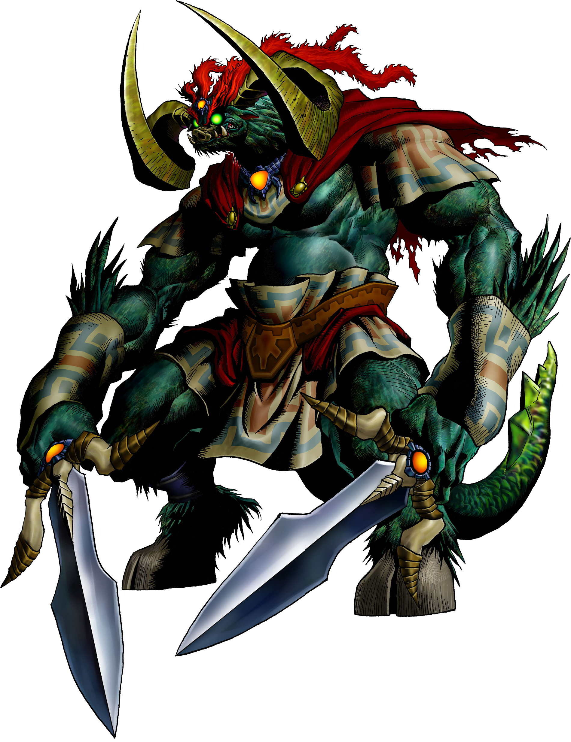 Ganon et Ganondorf dans The Legend of Zelda: Art and Artifacts