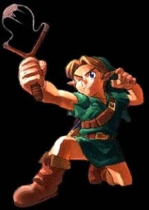 Link au lance-pierre Ocarina of Time