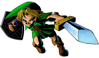 Link brandit son épée Majora's Mask