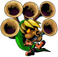 Link mojo musicien Majora's Mask