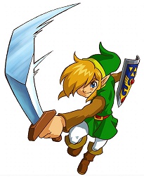 Link brandit son épée dans Oracle of Ages