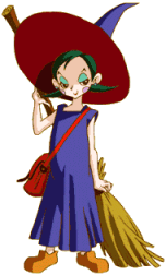 Maple, l'apprentie-sorcière dans Oracle of Ages