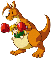 Ricky, le kangourou dans Oracle of Ages