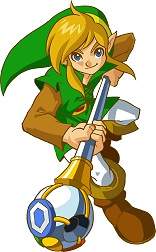 Link et le Sceptre des Saisons dans Oracle of Seasons