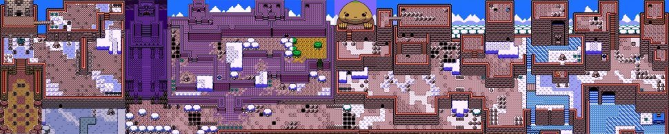 Holodrum en hiver plan d'Holodrum en hiver