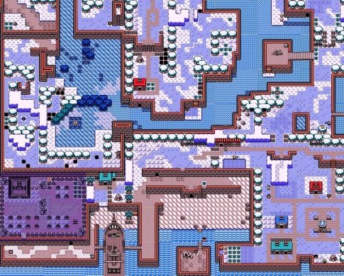 Holodrum en hiver plan d'Holodrum en hiver