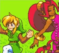 Link très à son aise...